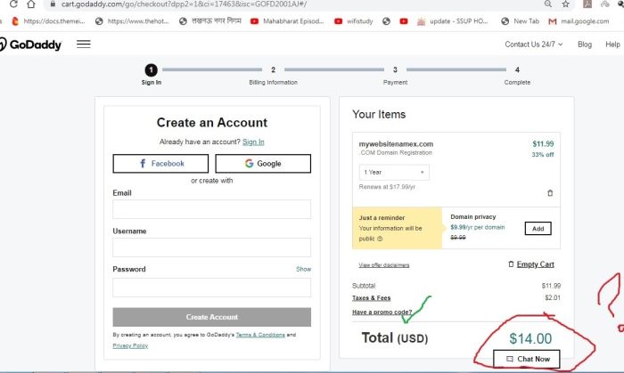 Domain buys on GoDaddy only at only 70 rs ($99 cent) with promo code 2020: [100% Working Trick]