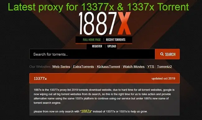 13377x & 1337x proxy unblocked -Download Movies