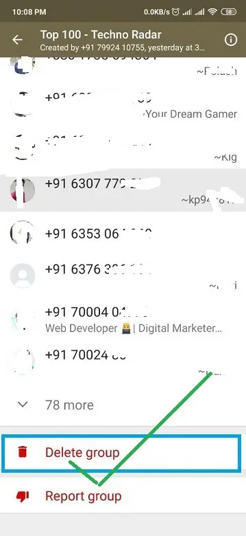 How to Delete WhatsApp Group as a Member