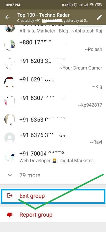 How to Delete WhatsApp Group as a Member