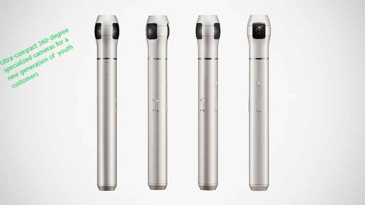 Ricoh-Vecnos Announced 360-degree Selfie Cameras Gadget Pen