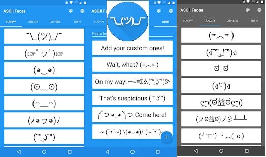 Top 10 Best Free Emoji Apps For Android Users: ASCII Faces