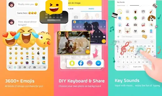 Top 10 Best Free Emoji Apps For Android Users: Facemoji Emoji Keyboard 