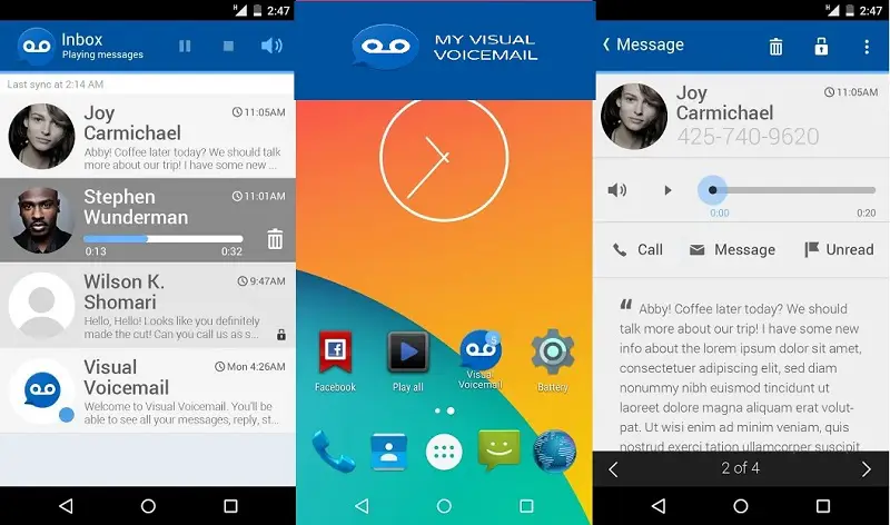 7 Best Visual Voicemail Apps for Android & iOS: My Visual Voicemail