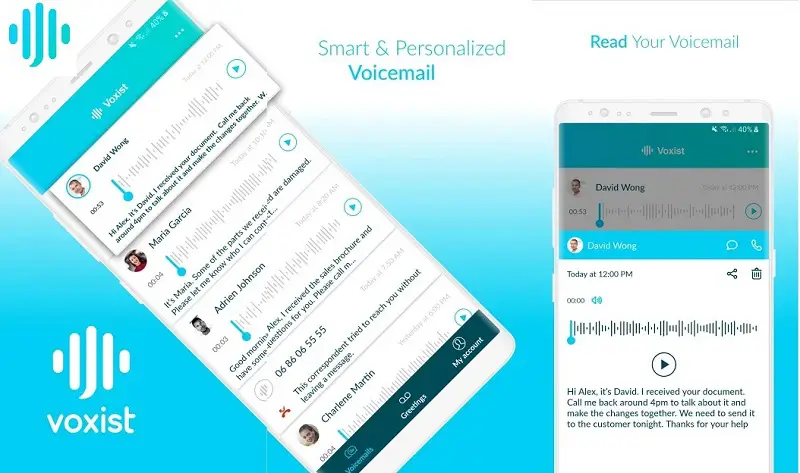 7 Best Visual Voicemail Apps for Android & iOS  Voxist: : Visual voicemail you can read