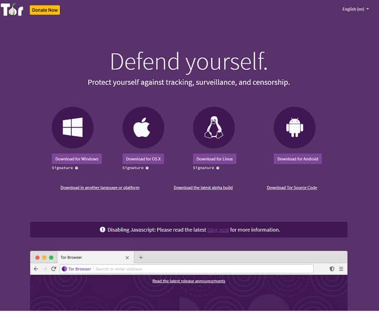 Tamilrockers Unblocked using Tor Web Browser