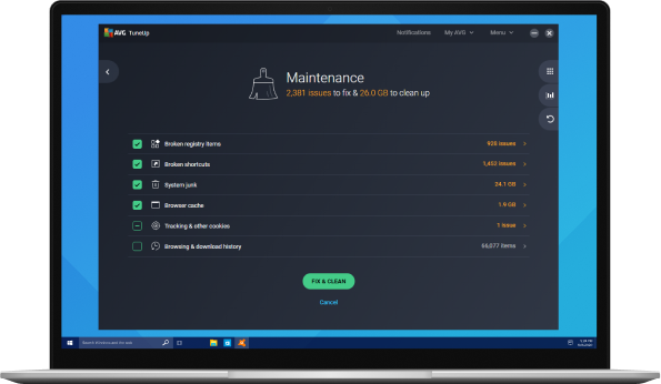 AVG TuneUp is also a well-known PC