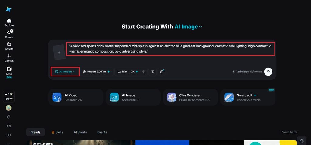 TechFeral How to Create Attention-Grabbing Campaign Concepts with AI - TechFeral Step 1: Write a text prompt and/or add reference image